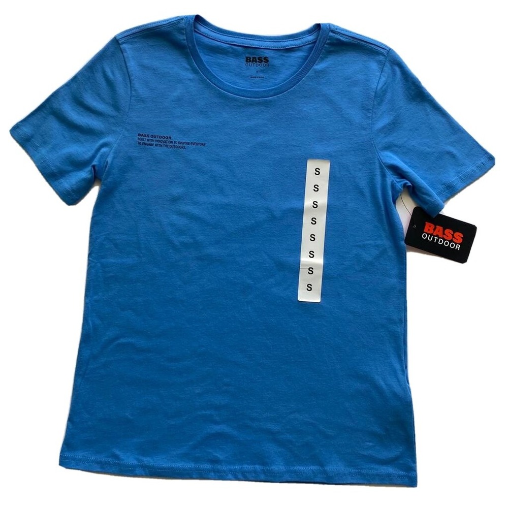 Bass Outdoor GH Bass Mountain Tree Graphic T-Shirt Blue Sz S – NWT
